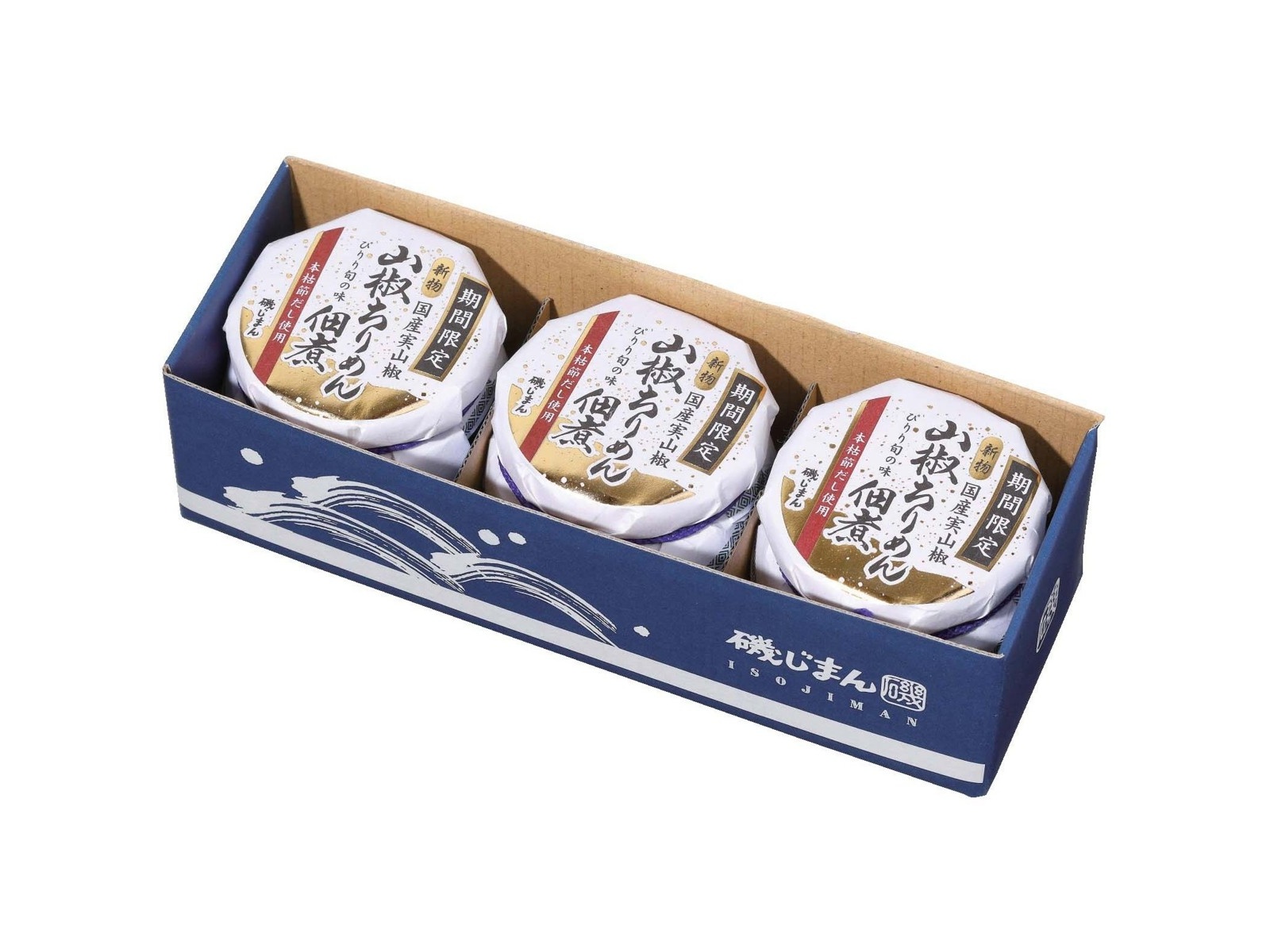 磯じまん 新物国産山椒使用 山椒ちりめん佃煮 1箱（40g×3コ入）| コープこうべネット