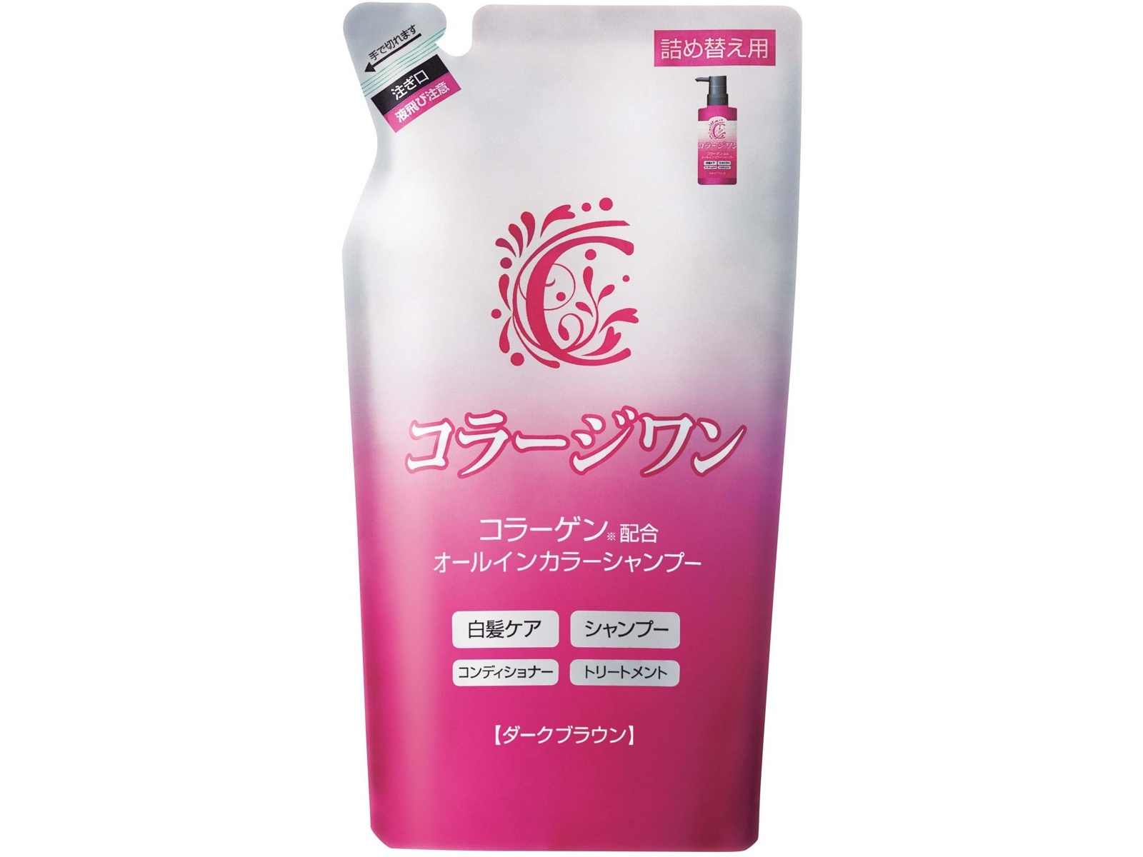 コラージワン オールインカラーシャンプー 詰め替え用 320ml ダーク