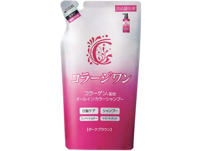 コラージワン オールインカラーシャンプー 詰め替え用 320ml ダークブラウン| コープこうべネット