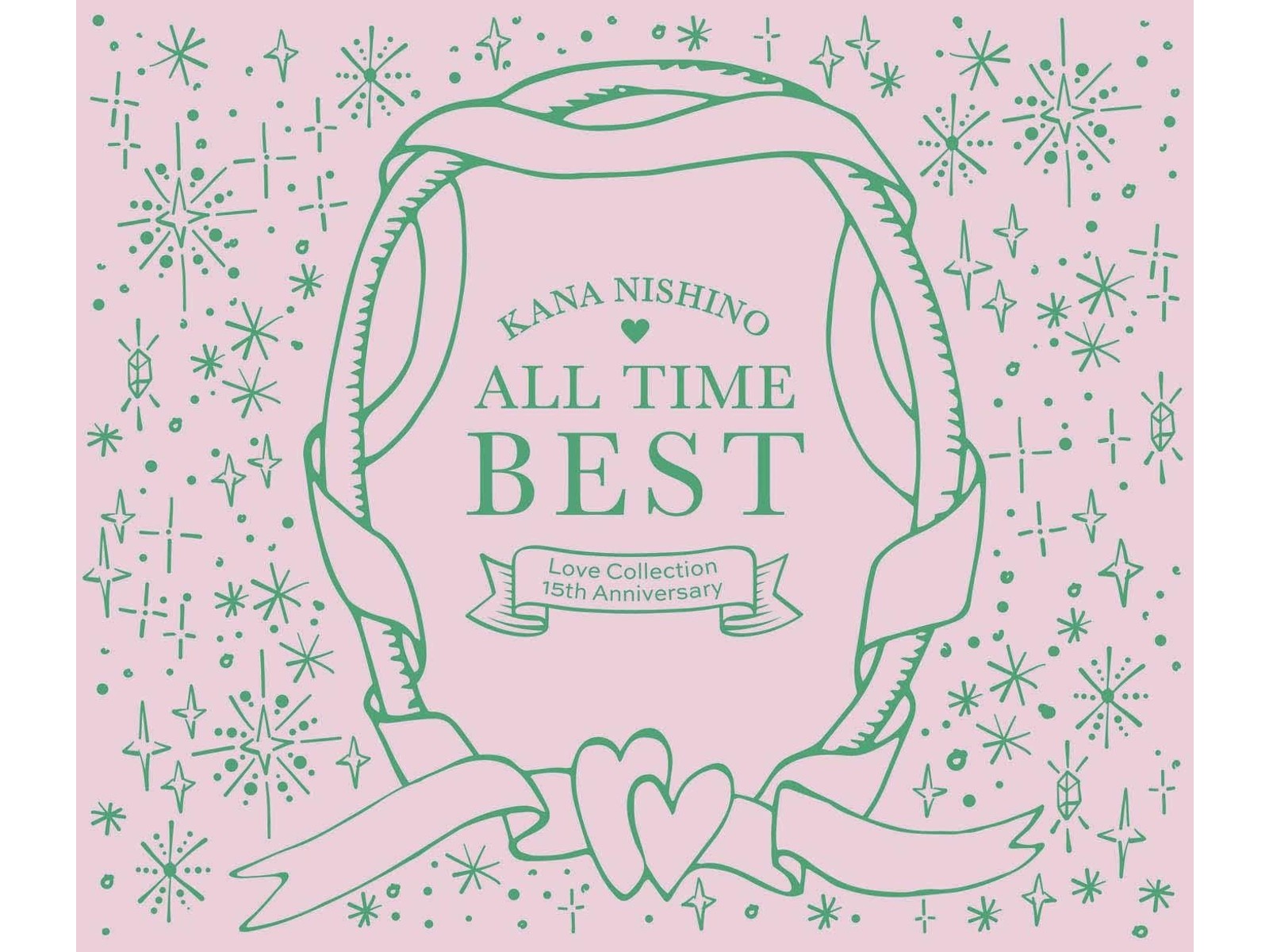 ◆西野カナ ALL TIME BEST Love Collection 15th Anniversary (初回限定盤) (CD4枚組+Blu-ray)■クリアファイル【「パッ」絵柄】■ [新品]