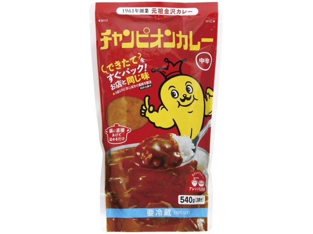 チャンピオンカレー チャンピオンカレー 中辛 540g| コープこうべネット