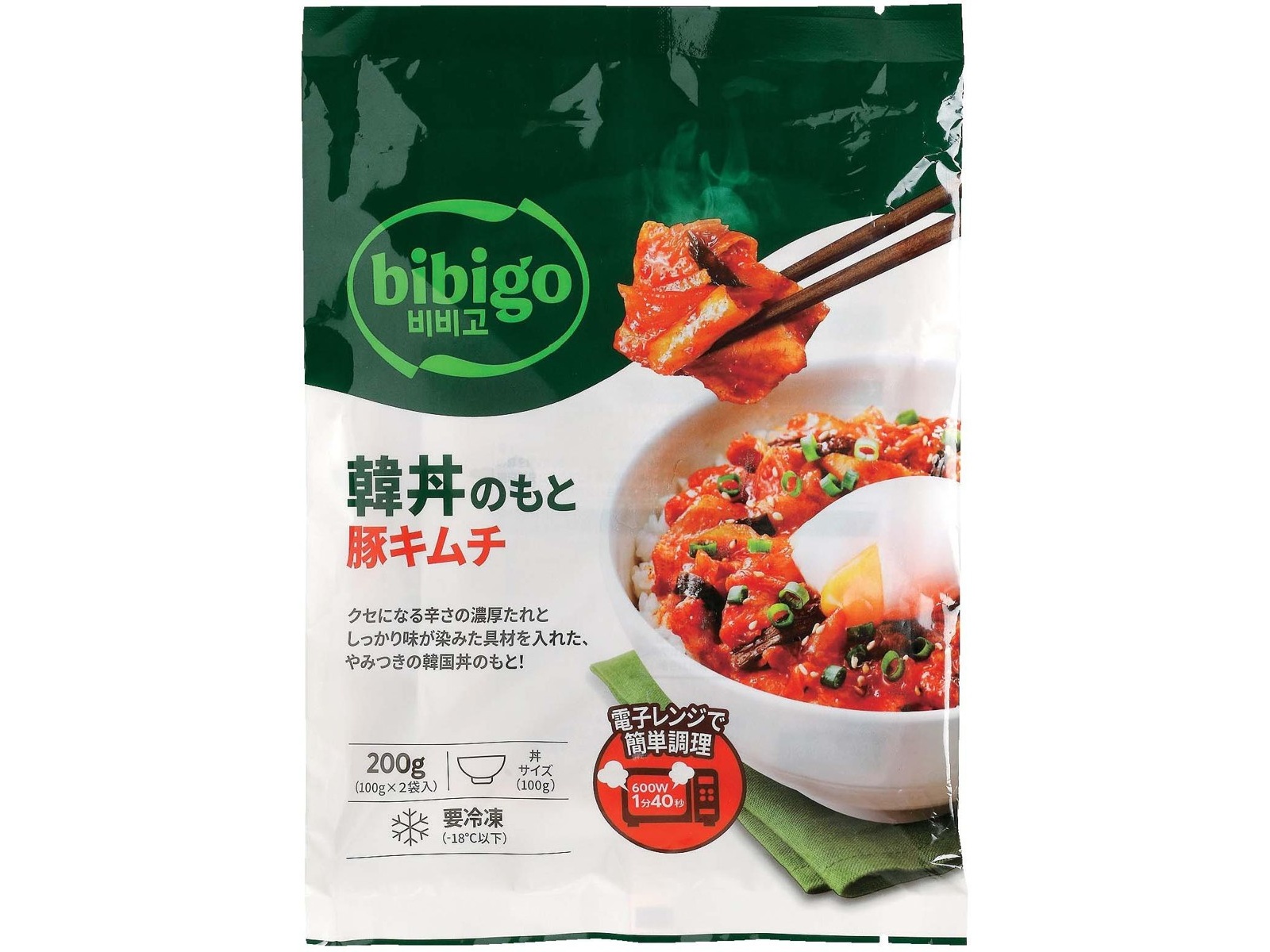 bibigo 韓丼のもと 豚キムチ 2食入（100g×2）| コープこうべネット