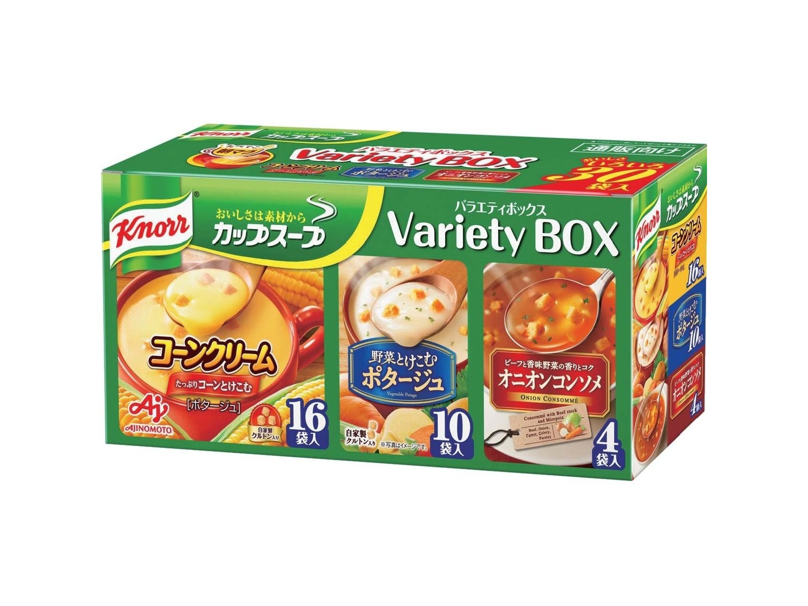 味の素 クノールカップスープバラエティボックス 30袋入| コープこうべネット