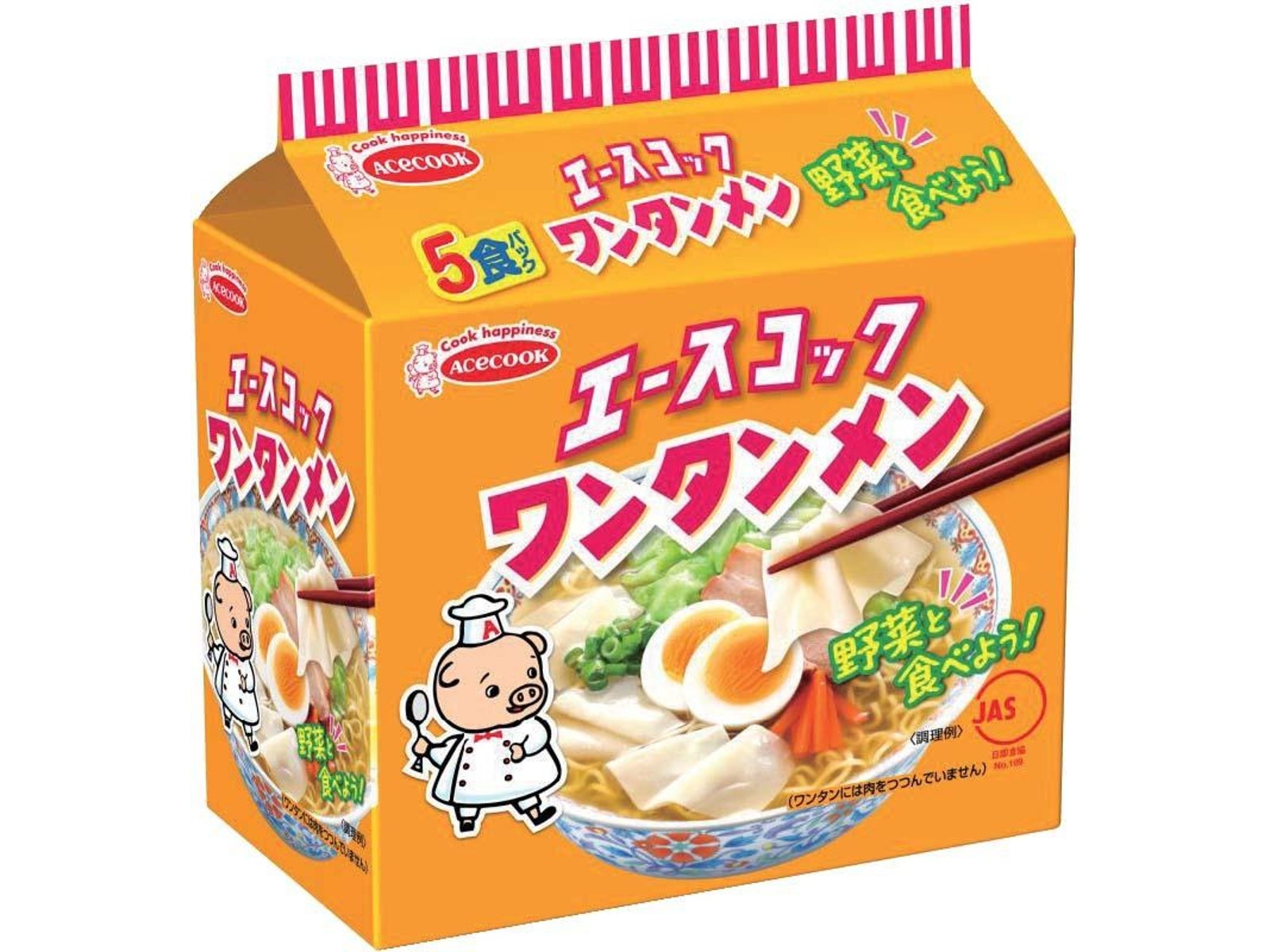 エースコック ワンタンメン 5食入| コープこうべネット