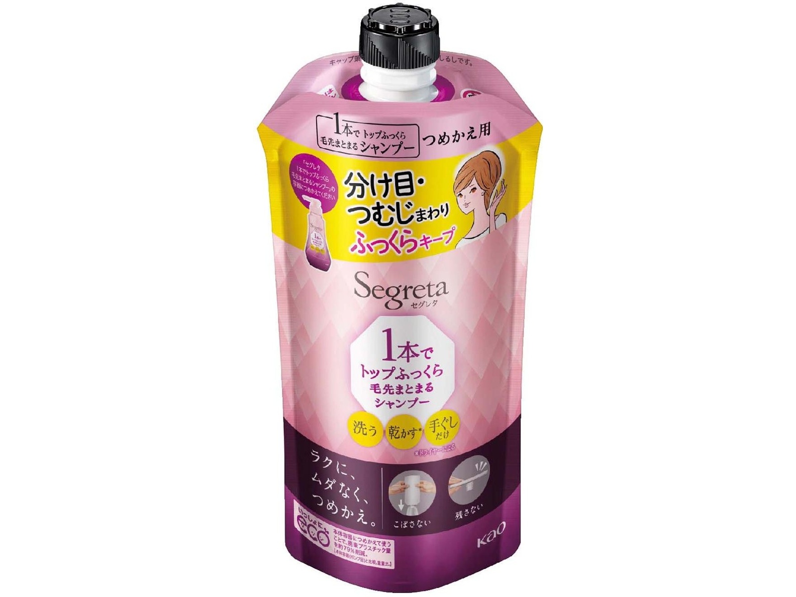 花王 セグレタ １本で仕上がるシャンプー つめかえ用 285ml| コープ