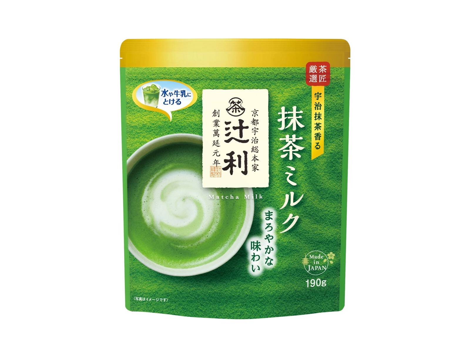 片岡物産 辻利 抹茶ミルク 190g| コープこうべネット