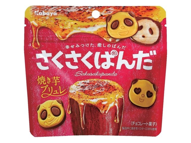 カバヤ食品 さくさくぱんだ焼き芋ブリュレ 38g| コープこうべネット