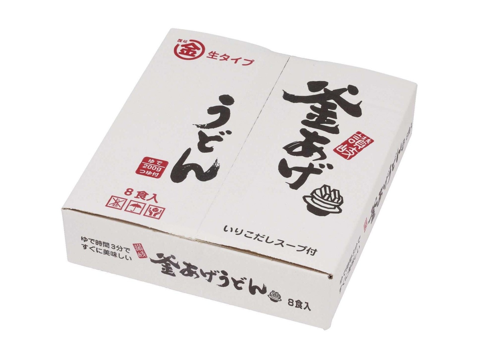 マルキン 讃岐釜あげうどんつゆ付 1人前×8袋入| コープこうべネット