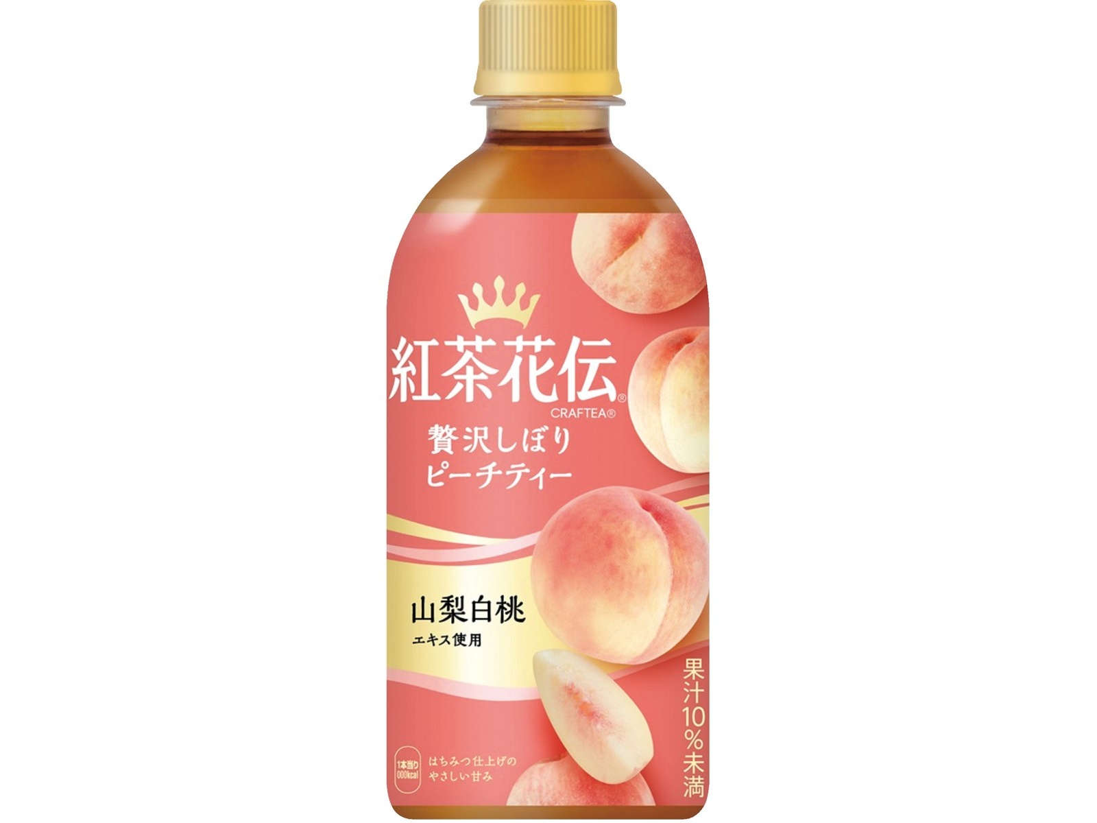 コカ・コーラ 紅茶花伝クラフティー贅沢しぼりピーチティー 440ml| コープこうべネット