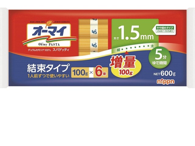 オーマイ 結束スパゲッティ1.5mm 500g| コープこうべネット