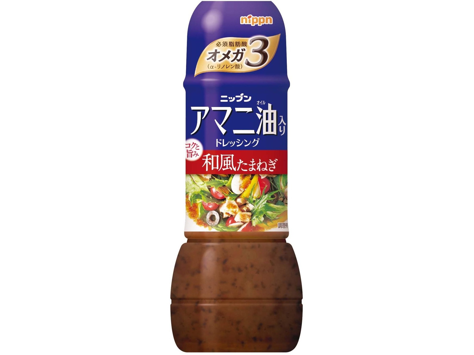 ニップン アマニ油入りドレッシング 和風たまねぎ 300ml| コープこうべ 