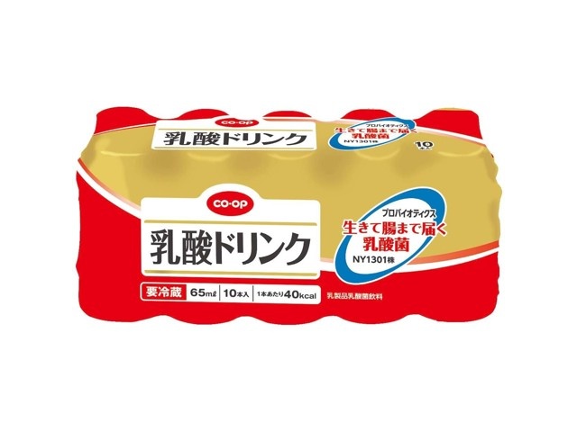 CO・OP 乳酸ドリンク 65ml×10本組| コープこうべネット