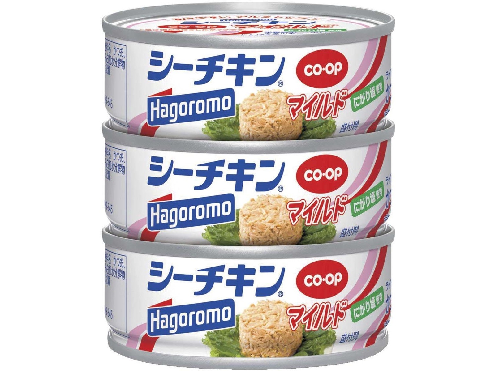 CO・OP ＆はごろも シーチキン マイルド 70g（総量）×3缶組| コープ