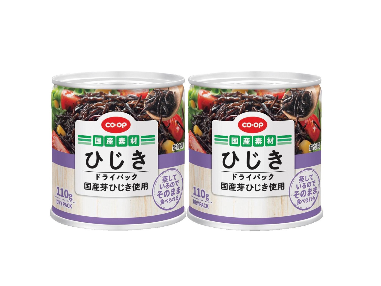 CO・OP ひじきドライパック 110g（総量）×2缶組| コープこうべネット