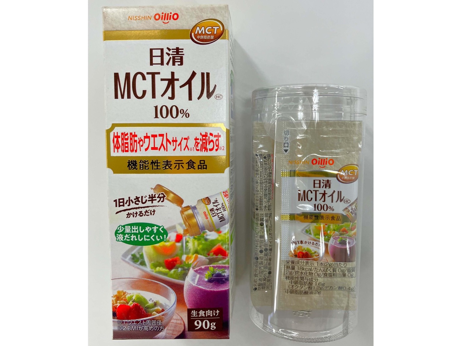 日清オイリオ ＭＣＴオイルお試しセット ９０ｇ＋（２ｇ×７本入