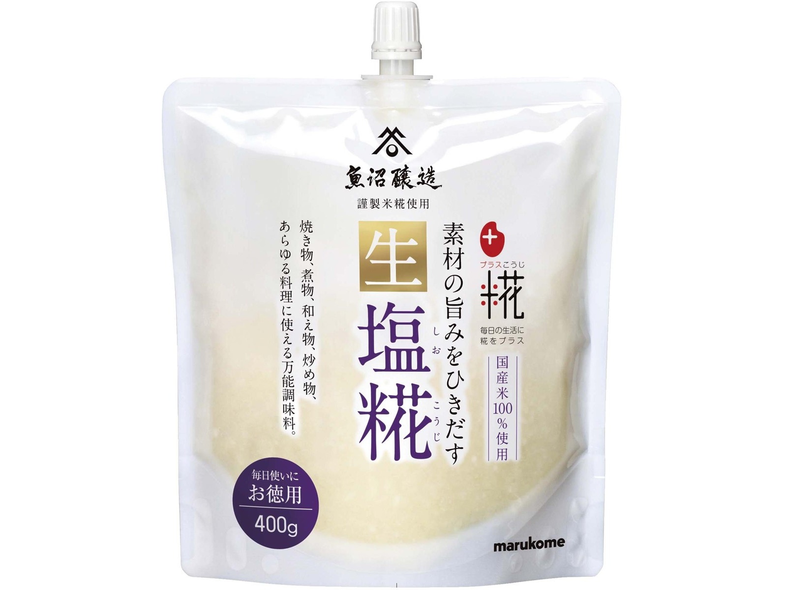 マルコメ プラス糀 生塩糀 お徳用 400g| コープこうべネット