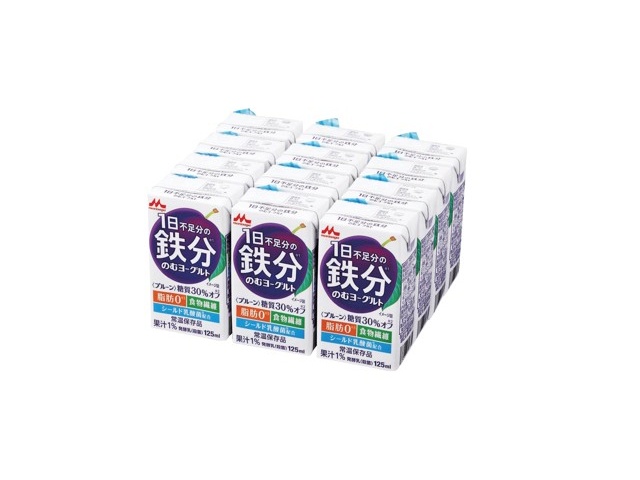 森永乳業 一日不足分の鉄分のむヨーグルト 125ml×12本組| コープこうべ 