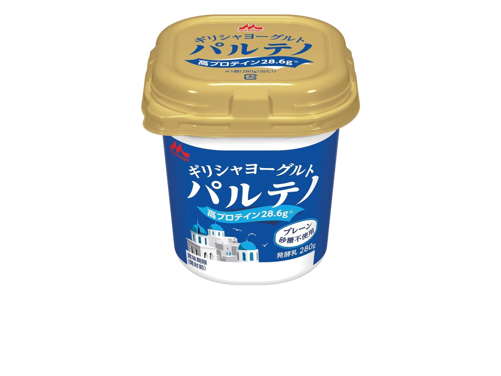 森永乳業 ギリシャヨーグルト パルテノ プレーン砂糖不使用 280g