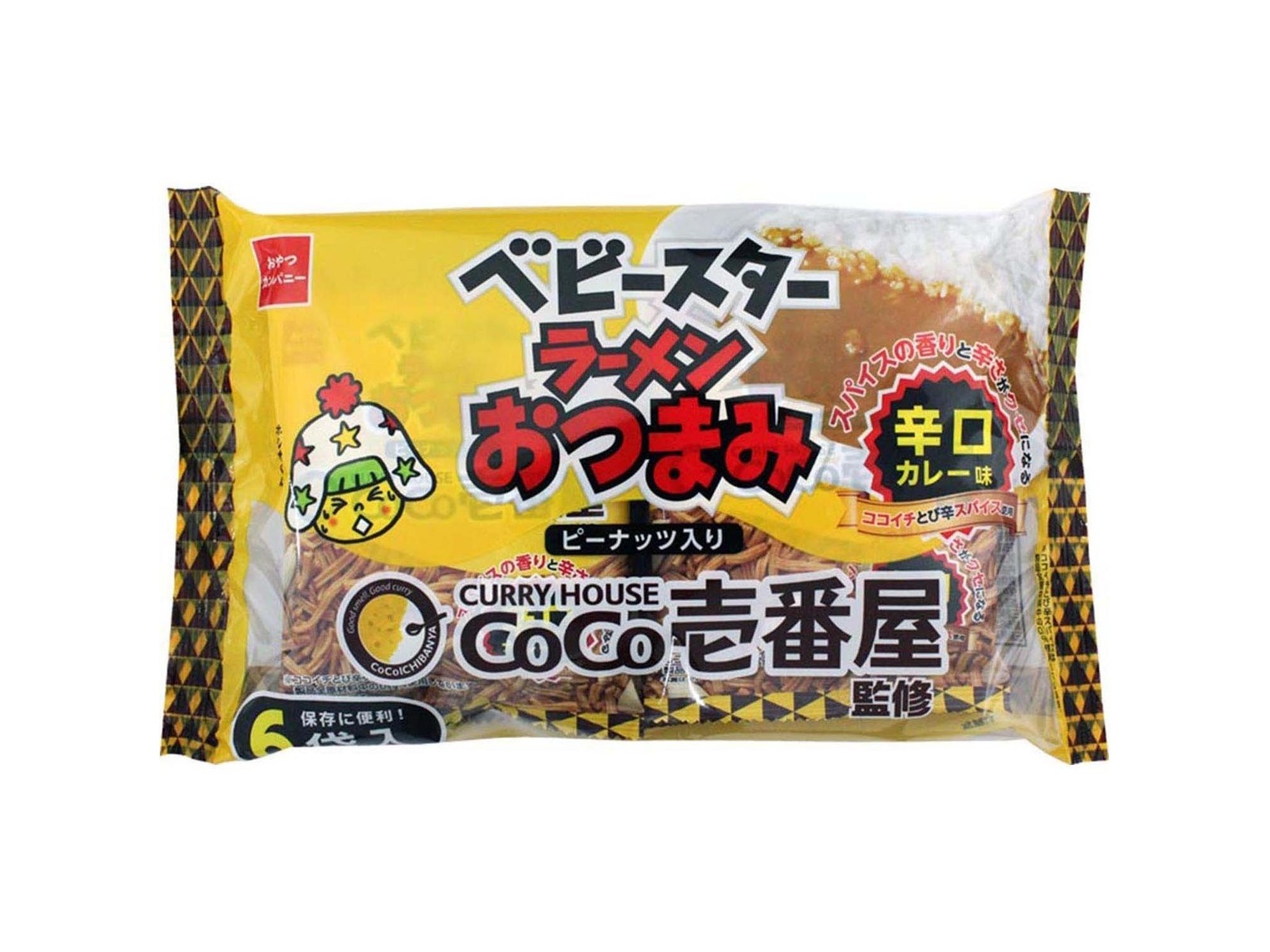 おやつカンパニー ベビースターラーメンおつまみCoCo壱辛口 126g（21g