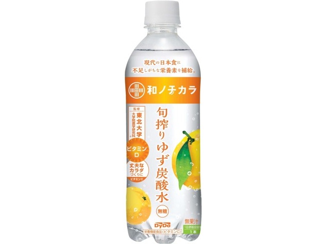 ダイドードリンコ 和ノチカラ 旬搾りゆず炭酸水 500ml| コープこうべネット