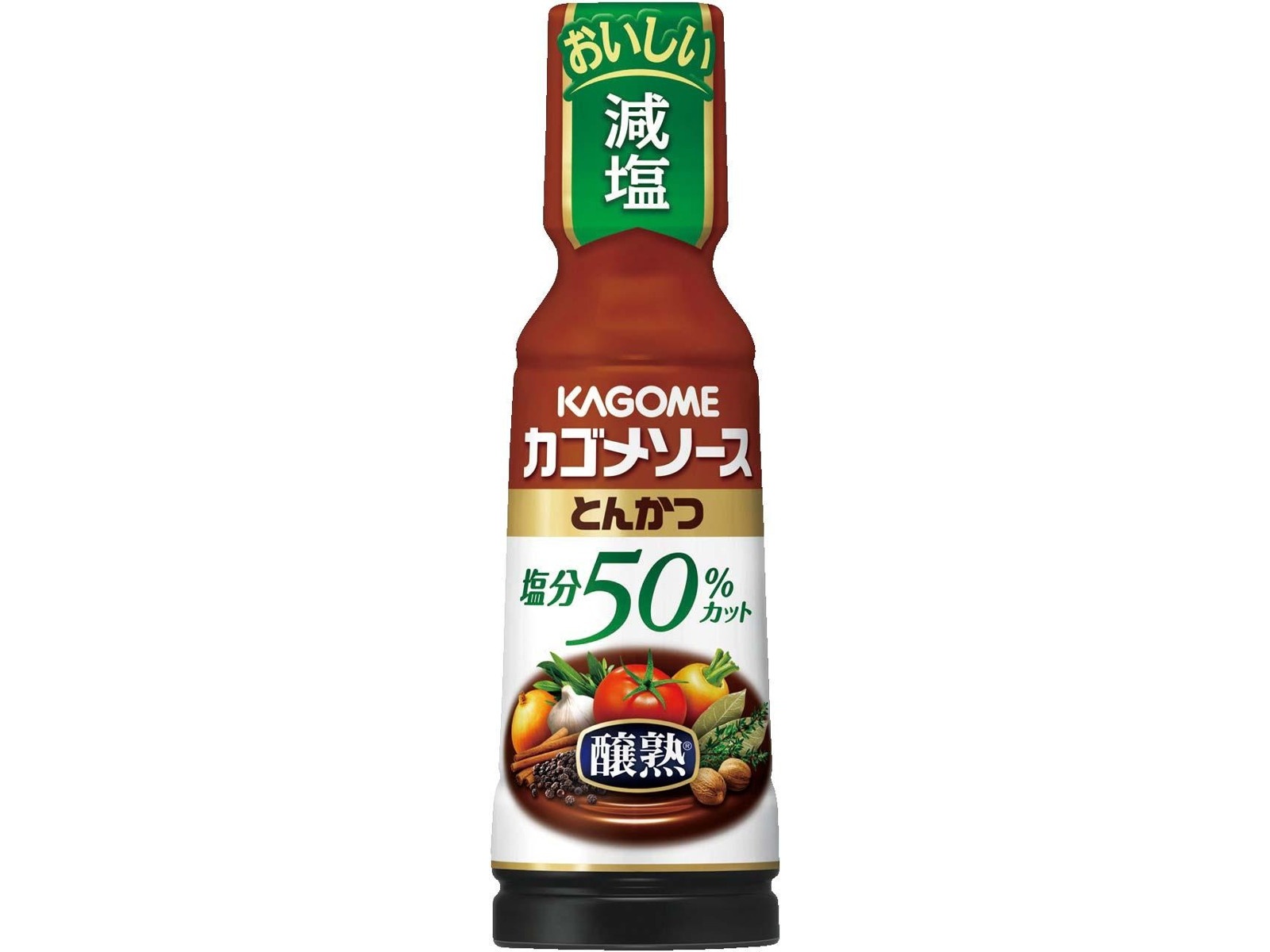 カゴメ 醸熟ソース塩分50％カットとんかつ 180ml| コープこうべネット