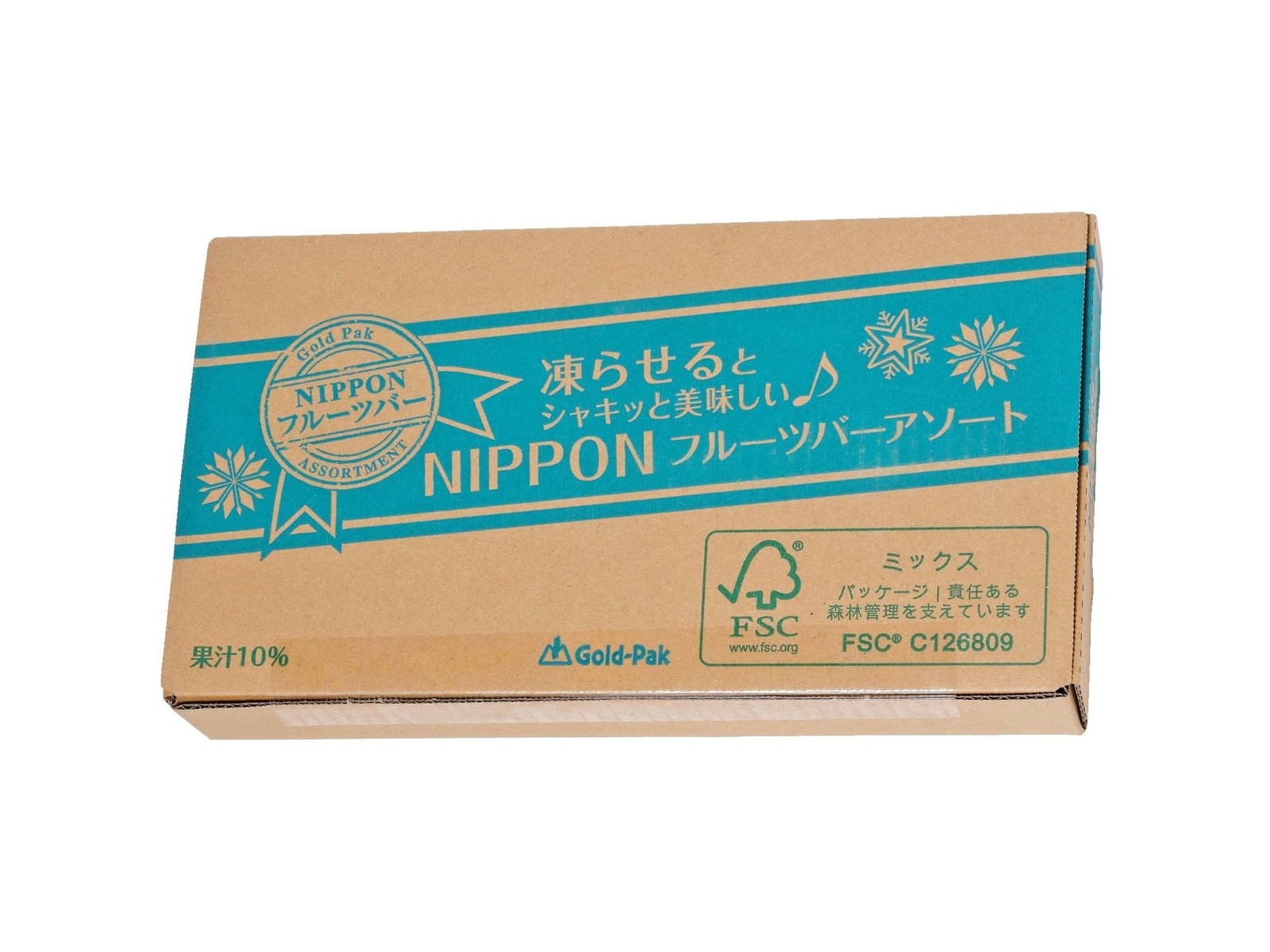 ゴールドパック 凍らせるとシャキッと美味しいNIPPONフルーツバーアソート 1箱（80g×20本入）| コープこうべネット