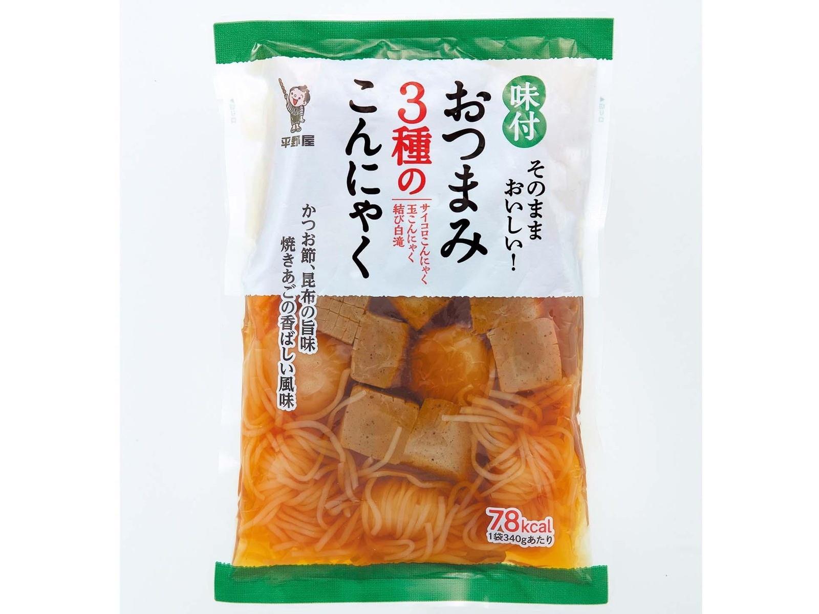 平野屋 味付おつまみ3種のこんにゃく 340g| コープこうべネット