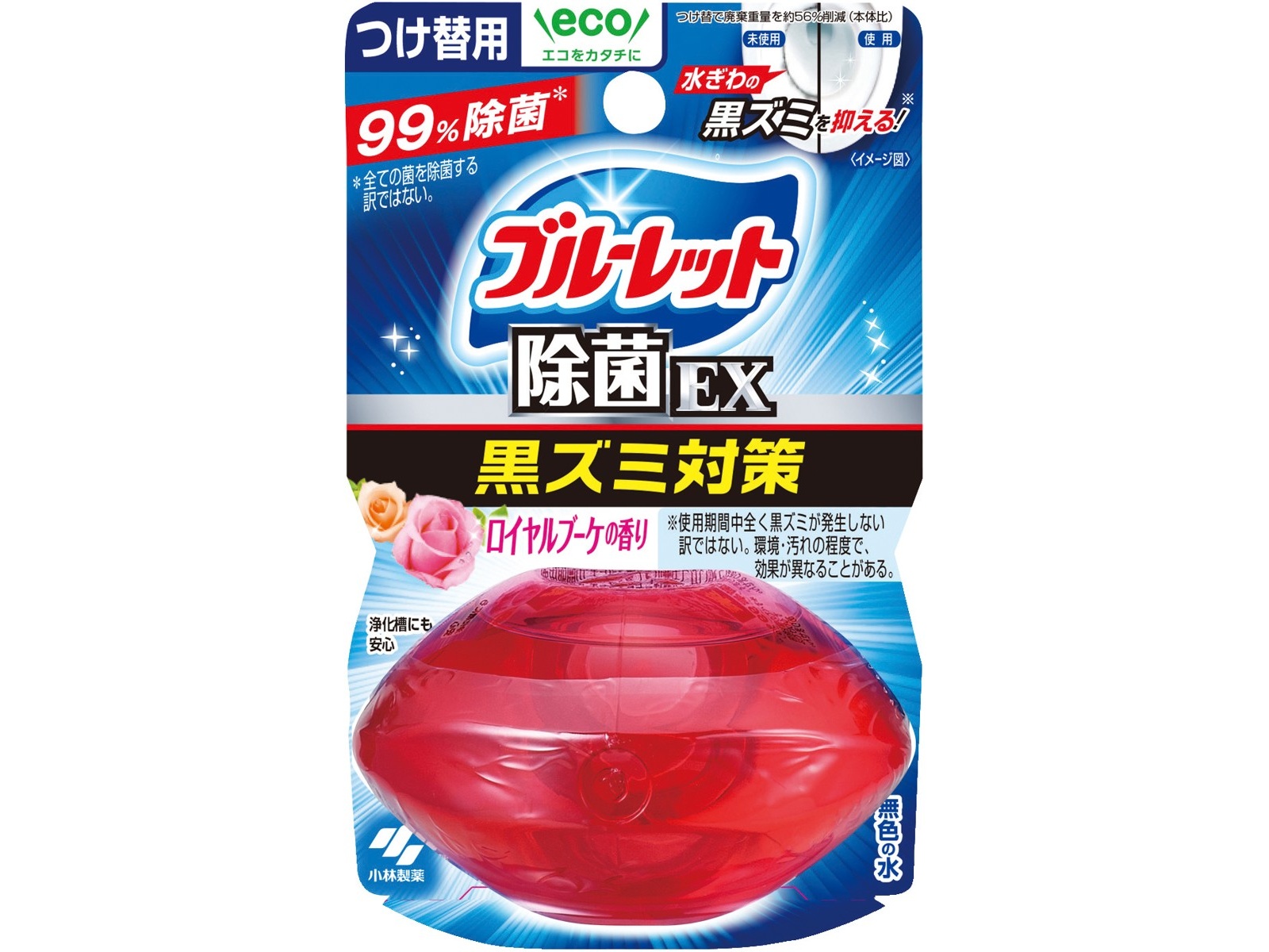 小林製薬 液体ブルーレットおくだけ除菌ＥＸつけ替用ロイヤルブーケの