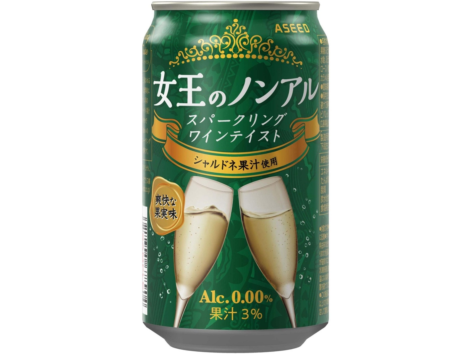 アシード 女王のノンアルスパークリングワインテイストシャルドネ 350ml(缶) | WEB限定セレクション | 商品一覧 | コープこうべネット