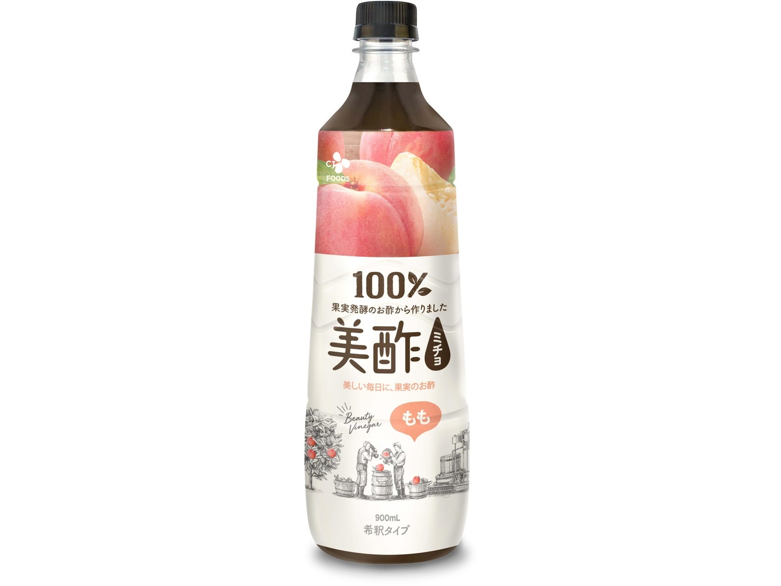 CJフーズ 美酢（ミチョ）もも 900ml| コープこうべネット